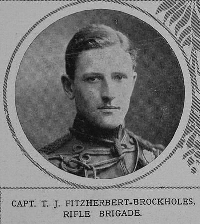 Fitzherbert-Brockholes T J Captain 2nd Rifle Brigade Source The Illustrated London News 17th April 1915