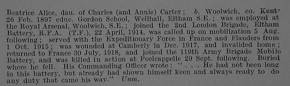 King E A Gnr 920227 Royal Field Artillery Obit Part 2 De Ruvignys Roll Of Honour Vol 5