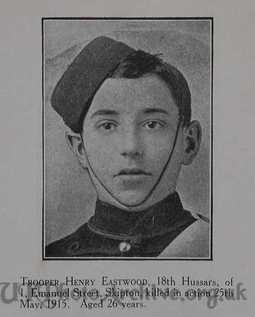 Eastwood H LCpl 18th Hussars Craven Roll Of Honour