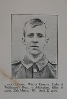 Emmott W LCpl 2nd West Riding Regt Craven Roll Of Honour