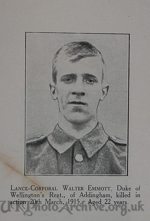 Emmott W LCpl 2nd West Riding Regt Craven Roll Of Honour