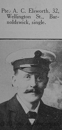 Elsworth A C Senior Reserve Attendant M10074 H.M.H.S. Rohilla Royal Navy Craven Roll Of Honour