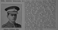 Ede E W Captain MC 11th Royal Fusiliers Obit De Ruvignys Roll Of Honour Vol 5