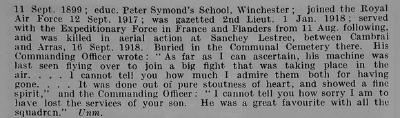 Elder J J 2nd Lt Royal Air Force Obit Part 2