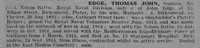 Edge T J Seaman Nelson Btn Royal Naval Division