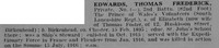 Edwards T F Pte 2nd South Lancs Regiment