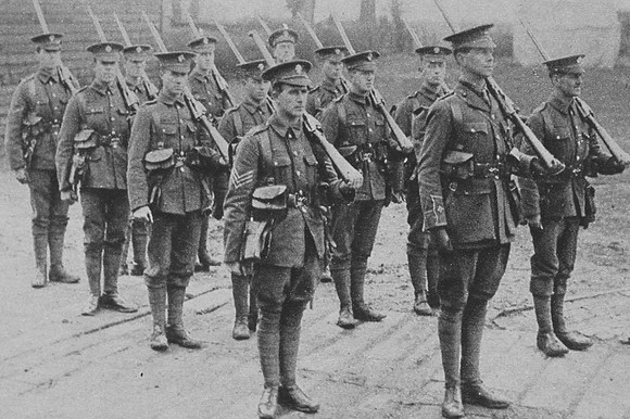 The 17th Empire Battalion Royal Fusiliers In Training
