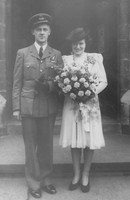 Wedding Of A WW11 Royal Air Force Observer With His Bride