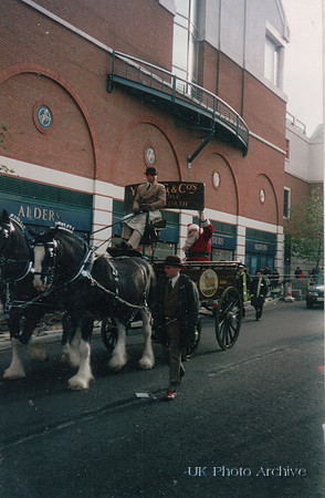 Christmas Parade St Nicholas Way Sutton 1990s