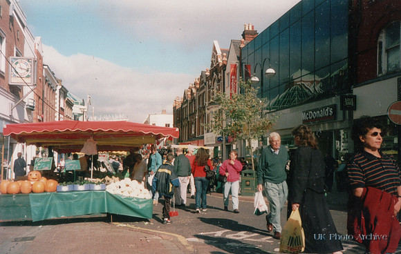 French Market Sutton High Street 1990s