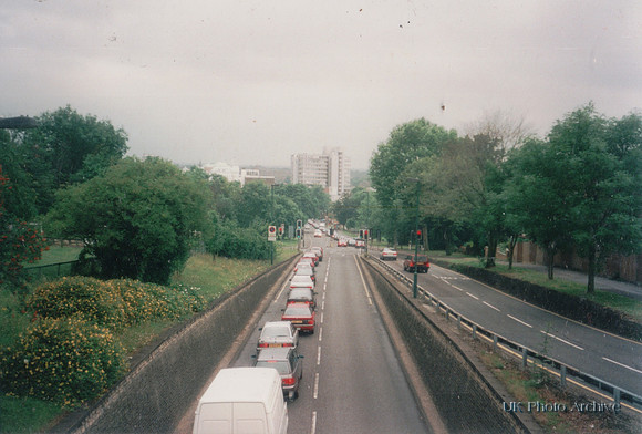 The View From Angel Bridge Looking Towards Sutton 1990s 2