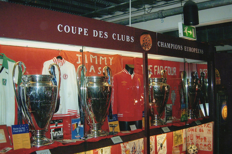 The Trophy Cabinet Anfield 2008
