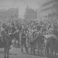 New South Wales Lancers Bringing Boer Prisones Into Pretoria South Africa 1901