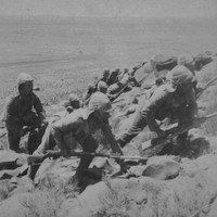 The Worcesershire Regiment Charging A Kopie Near Norvals Pont South Africa 1901
