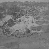 Lord Roberts Advance On Pretoria Infantry Fording The Vet River South Africa