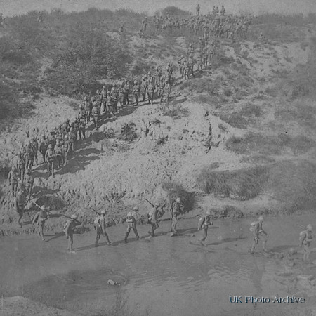 Lord Roberts Advance On Pretoria Infantry Fording The Vet River South Africa