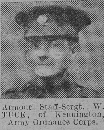 Tuck W Armour Staff Sergt Army Ordnance Corps The Vivid 6th Feb 1915