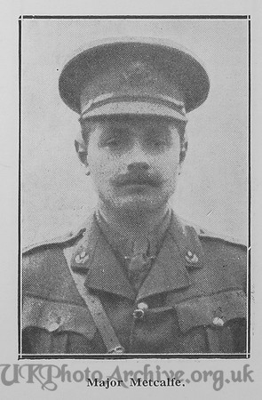 Metcalfe J C Major Cheshire Regiment