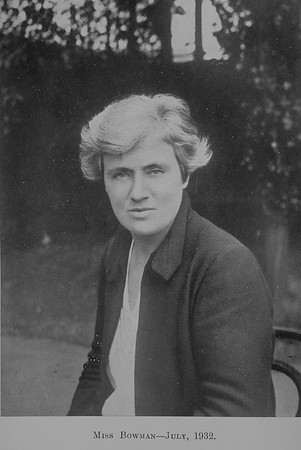 Miss Bowman Headmistress Bermondsey County Secondary School 1932