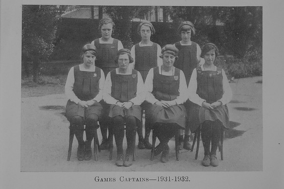 The Games Captains Bermondsey County Secondary School 1931-32