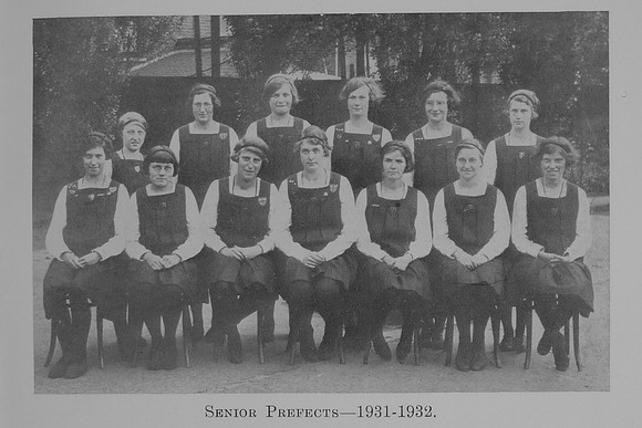 Senior Prefects County Secondary School Bermondsey 1931-32