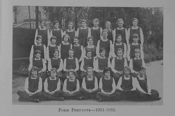 Form Prefects Bermondsey County Secondary School 1931-32