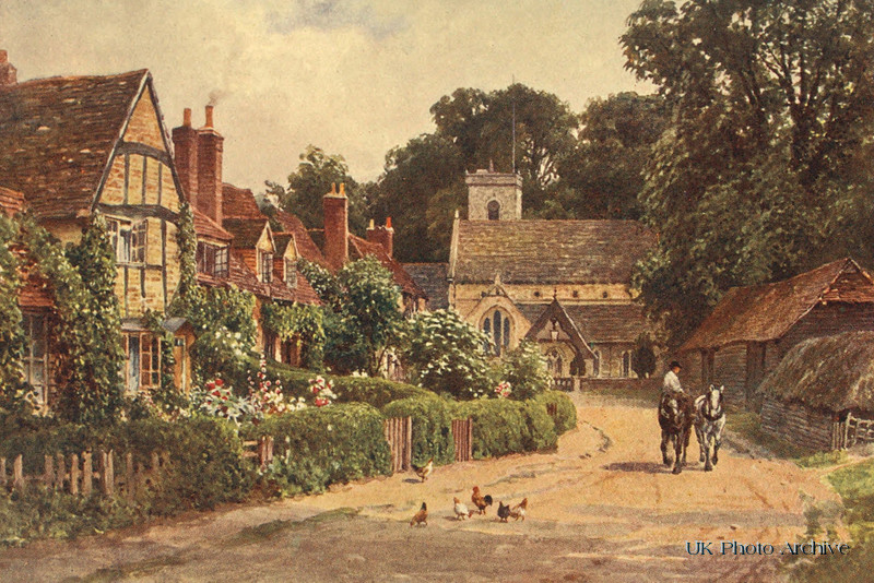 The Village Of Betchworth Near Dorking 1906