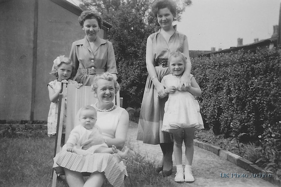 In The Back Garden 57 Oakhill Road Old Swan Liverpool 1958