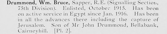 Drummond W B Sapper Royal Engineers Photo Available Plate 2