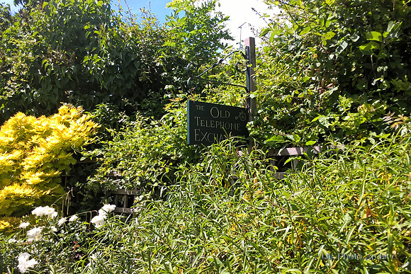 The Old Telephone Exchange Sign Sissinghurst June 2017