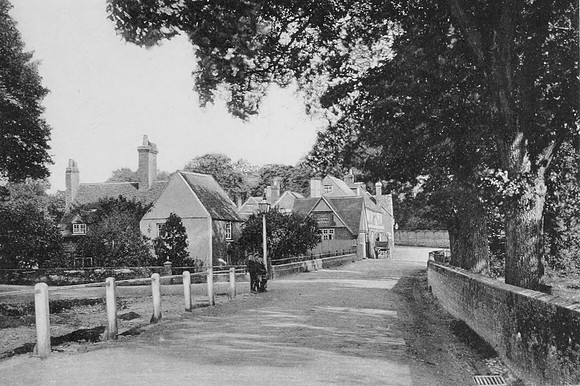 Entrance To Puttenham Village 1908