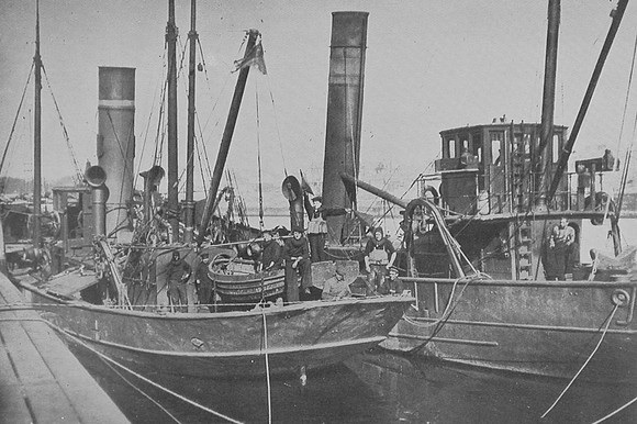 British Minesweepers In Port