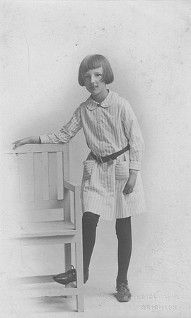 Young Girl Named Ruth Ismena Tindal Cockell 1921 Age 10
