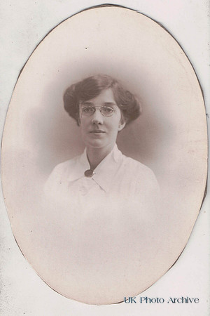 Edwardian Woman Wearing Pince-Nez