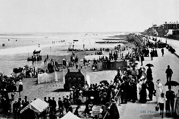 A View Of The Sands Cleethorpes 1890s