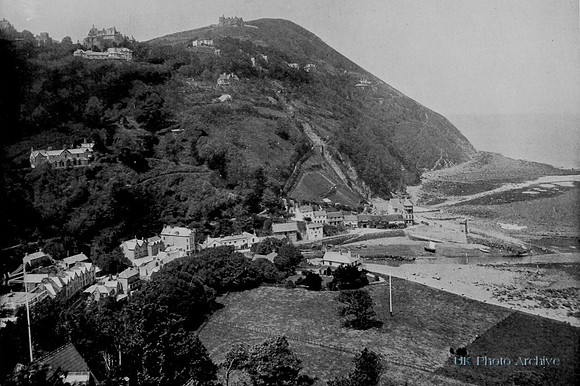 The Hill At Lynmouth 1890s