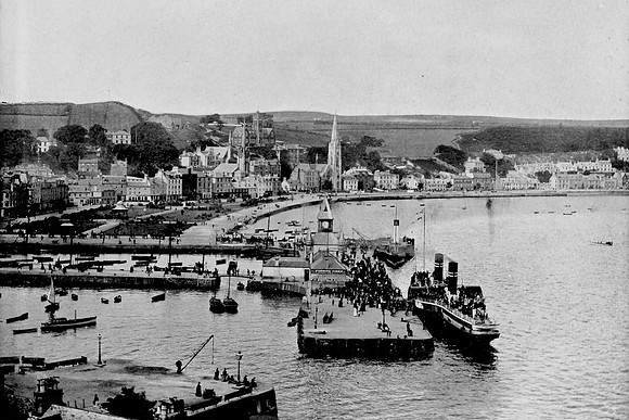 The Landing Stage And Esplanade Rothesay 1890s