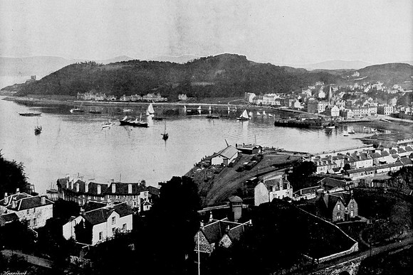 The Town And Bay Oban 1890s