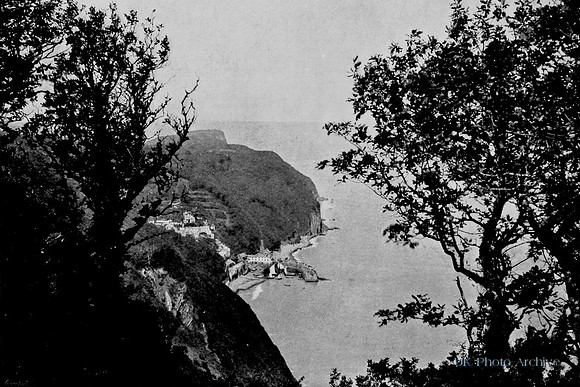 View From Hobby Drive Clovelly 1890s