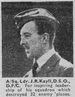 Kayll J R Acting Squadren Leader DSO DFC Royal Air Force