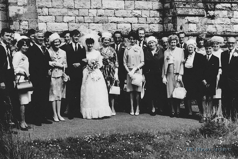 A 1960s Wedding Family Group
