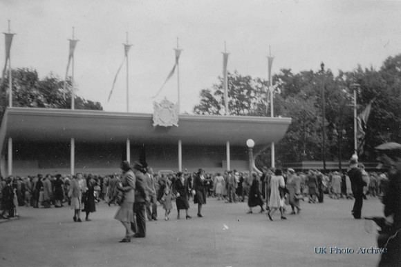 Horse Guards Parade Decorated For The Coronation 1953