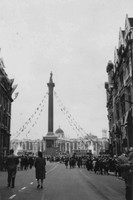 Trafalgar Square Decorated For The Coronation 1953