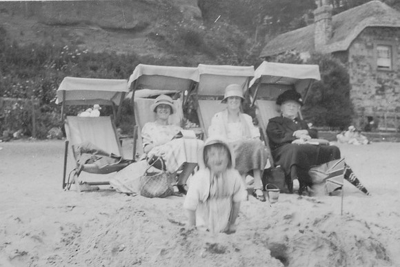 Building A Sand Castle 1920s
