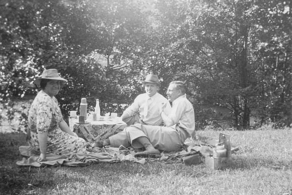 Enjoying A Picnic 1930s