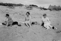 On The Beach At Newcastle Northern Ireland 1930s