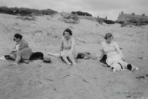 On The Beach At Newcastle Northern Ireland 1930s