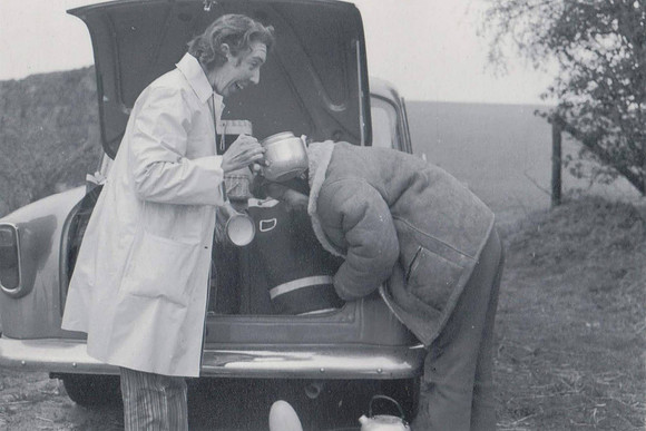 Having A Laugh At A Family Picnic 1950s