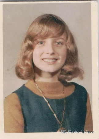 1960s Photo Booth Photo Young Girl