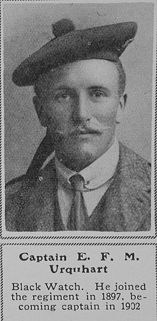 Urquhart E F M Captain Black Watch The Sphere 19th Dec 1914